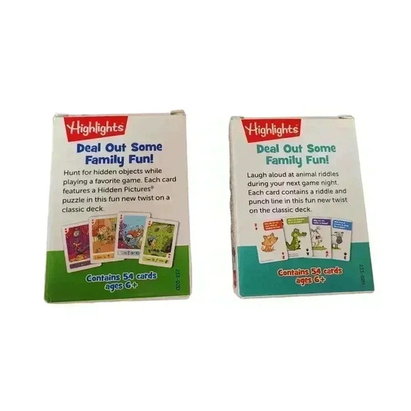 Highlights Hidden Figures and‎ Riddles Playing Cards #8 - Picture 2 of 2